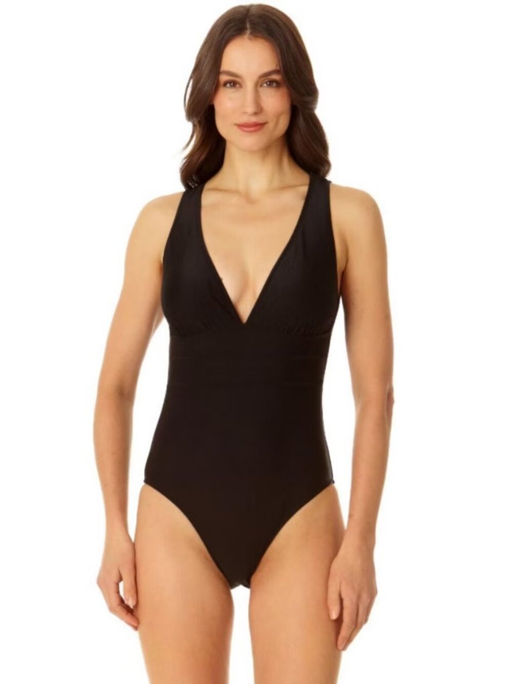 Coppersuit - Women's Black Sporty One Piece Swimsuit Medium